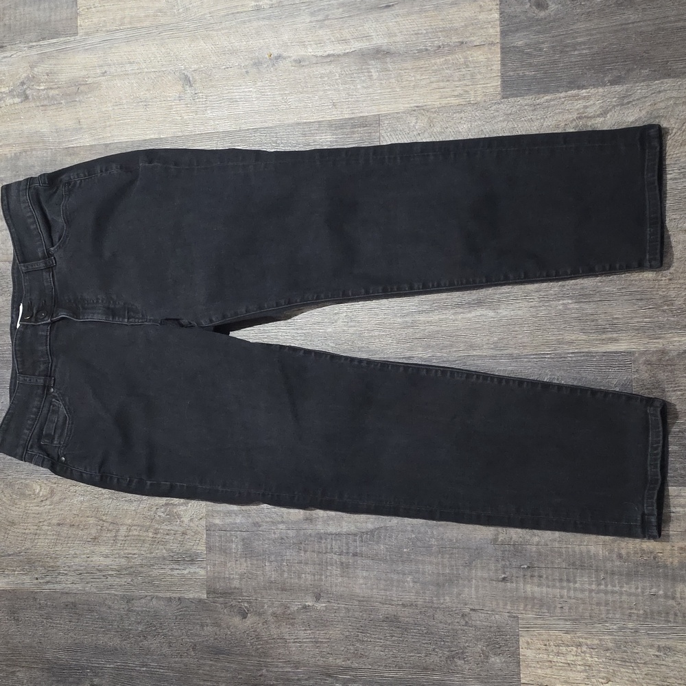 Lane Bryant Women''s Size 18 High Rise Tighter Tummy Slim Straight Black